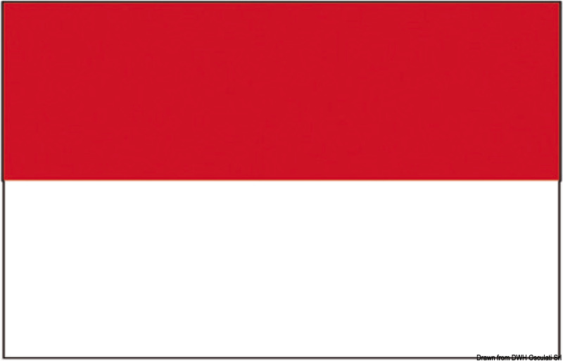 Flag Principality of Monaco 40 x 60 cm