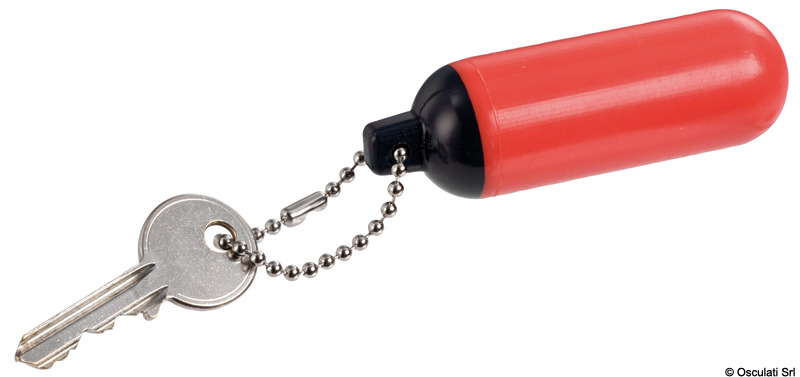 Long fender keyring red/blue