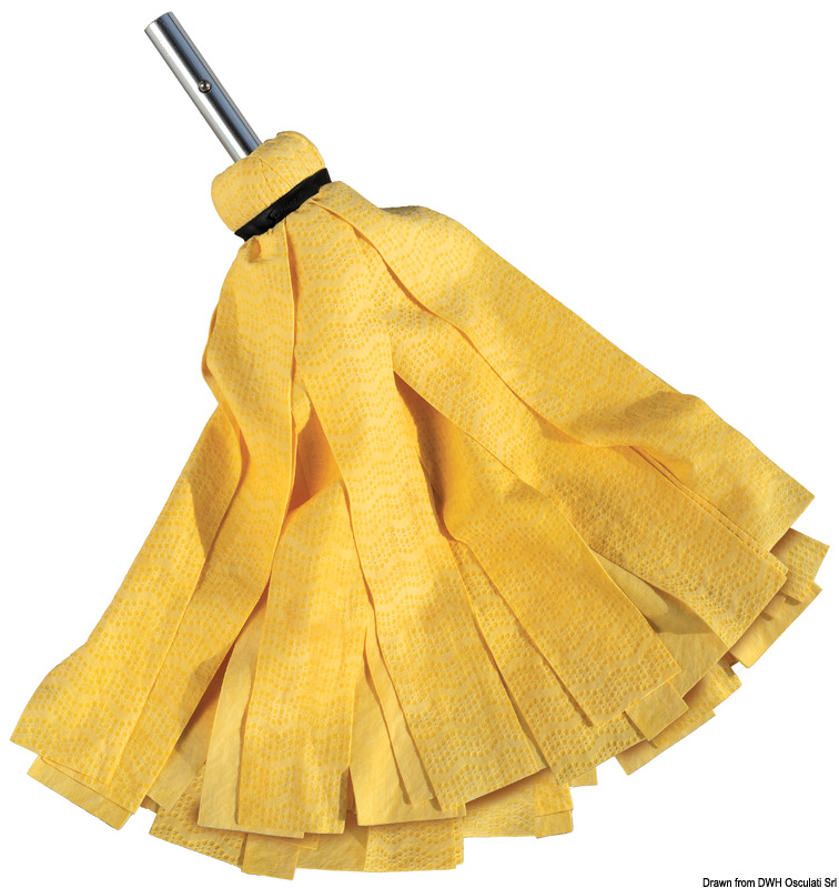 High absorbency PVA mop w/snap joint