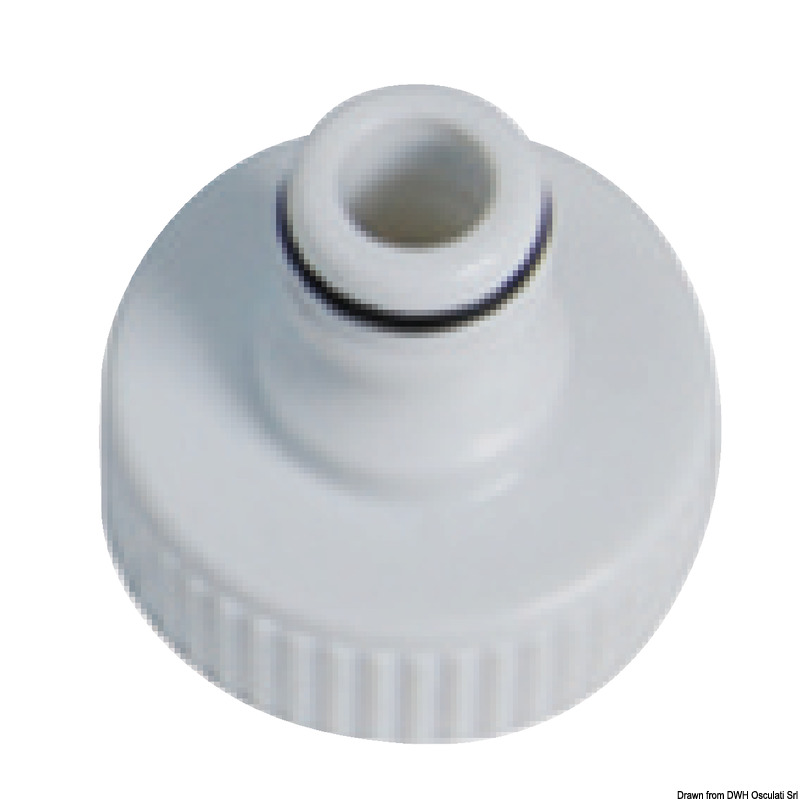 Threaded female hose adapter 1"