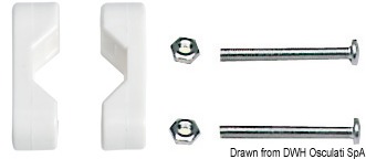 Nylon clamp 22/25mm