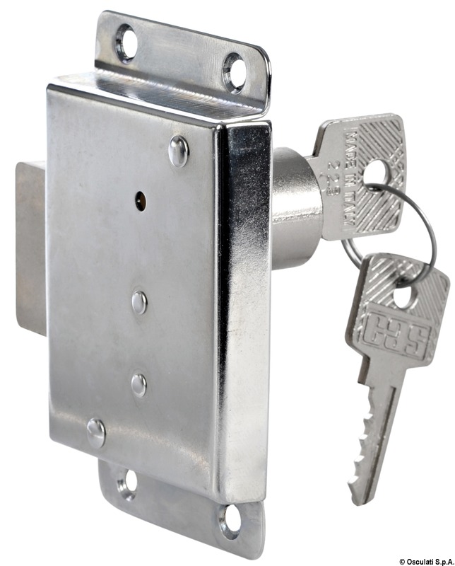 Yale lock left