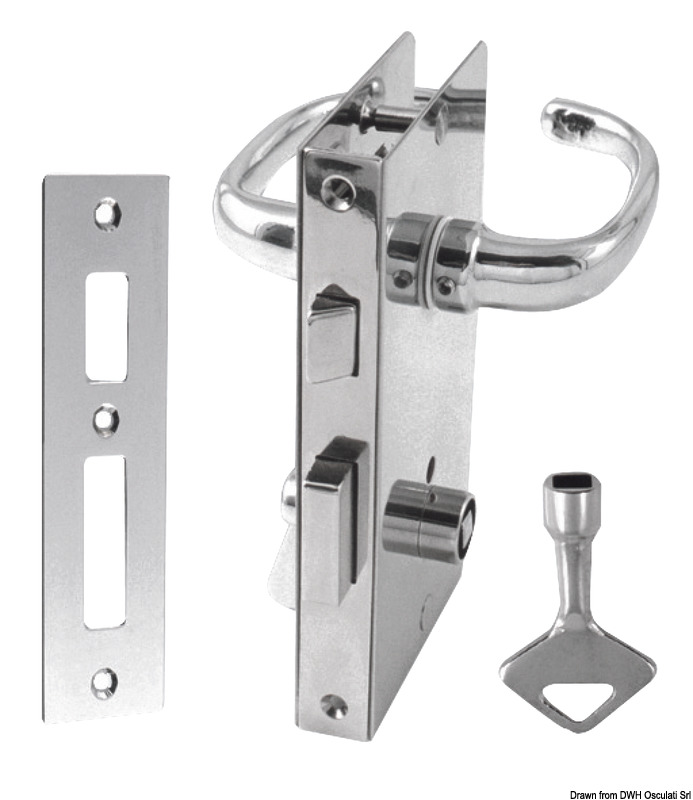 Lock w/handle right