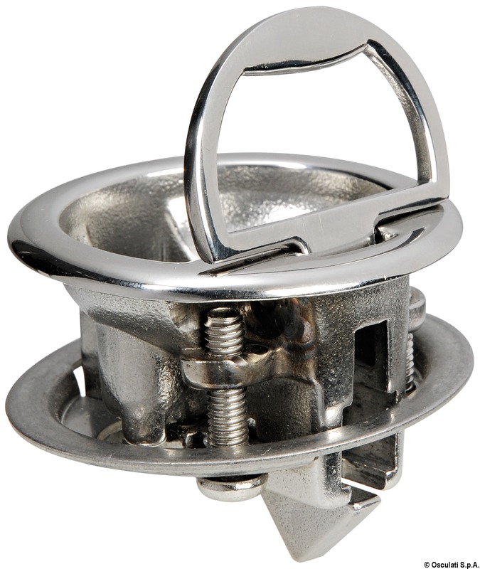 Flush pull w/key small