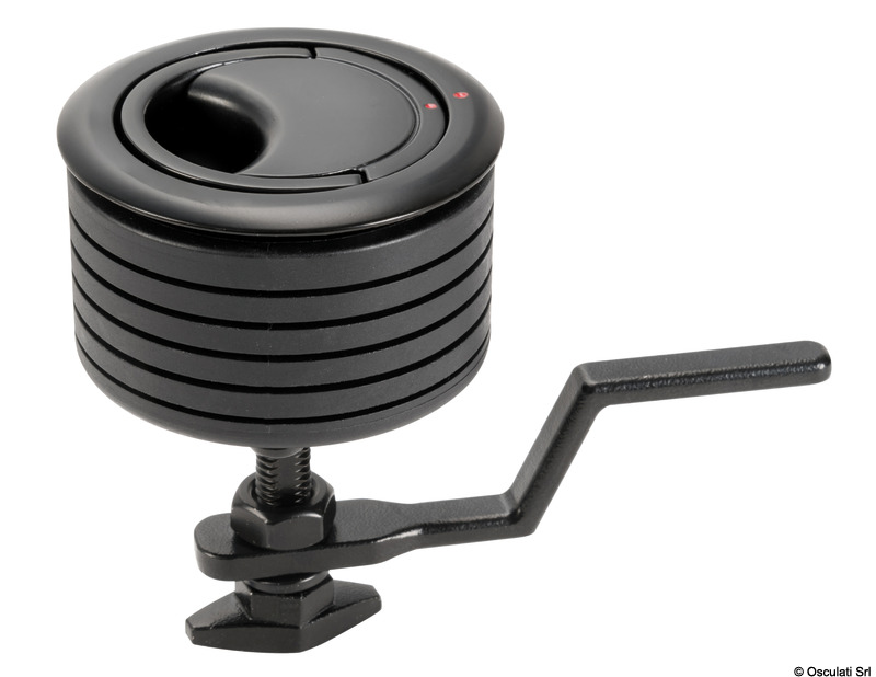 Eclipse MK2 75 flush latch SS black w/lock