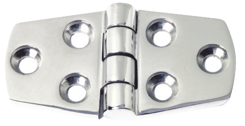 Protruding hinge 5mm AISI316 38x100 mm