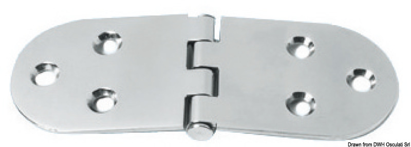 Hinge reversed pin heavy duty 160x60 mm