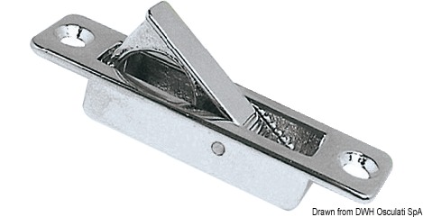 Floor flush pull 83x21 mm w/screws