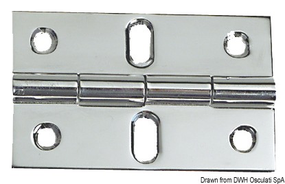 Hinge standard pin 80x70 mm