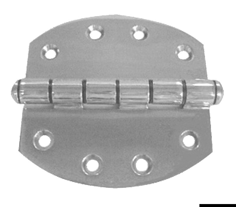 Large precision-cast hinge rounded 51x51x102 mm