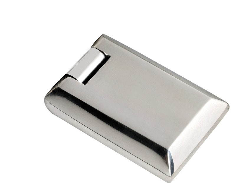 Piramid hinge mirror-polished AISI316 45x30 mm