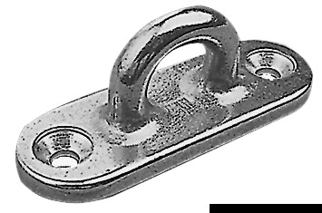 Eyebolt AISI316 w/2 screws 90 mm