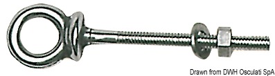 Eyebolt AISI316 12x120 mm
