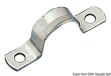 Eye bridge polished AISI316 43x11 mm