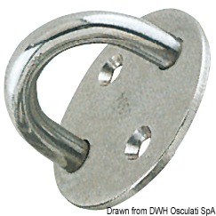Plate w/U-bolt 6 mm