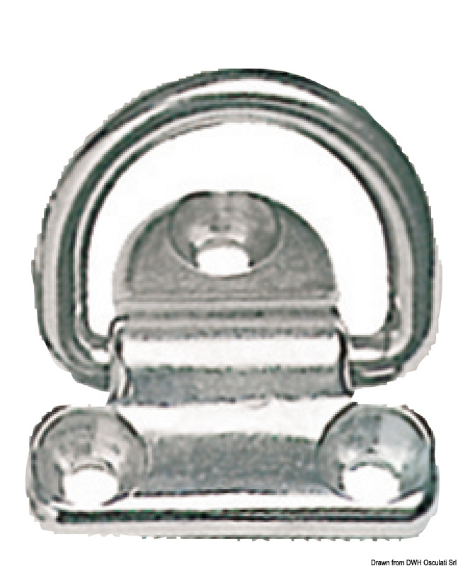 3-hole foldable ring AISI316 65x64 mm