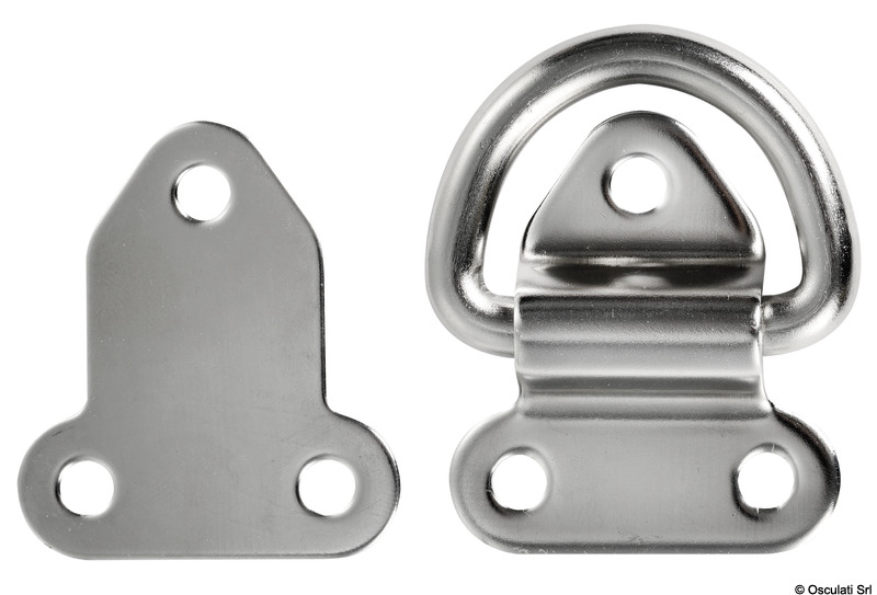 Electro-polished foldable half-ring 6 mm