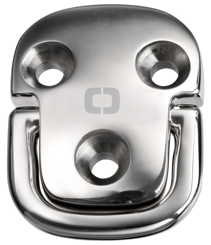Squared pad eye 57x45 mm ring 6 mm