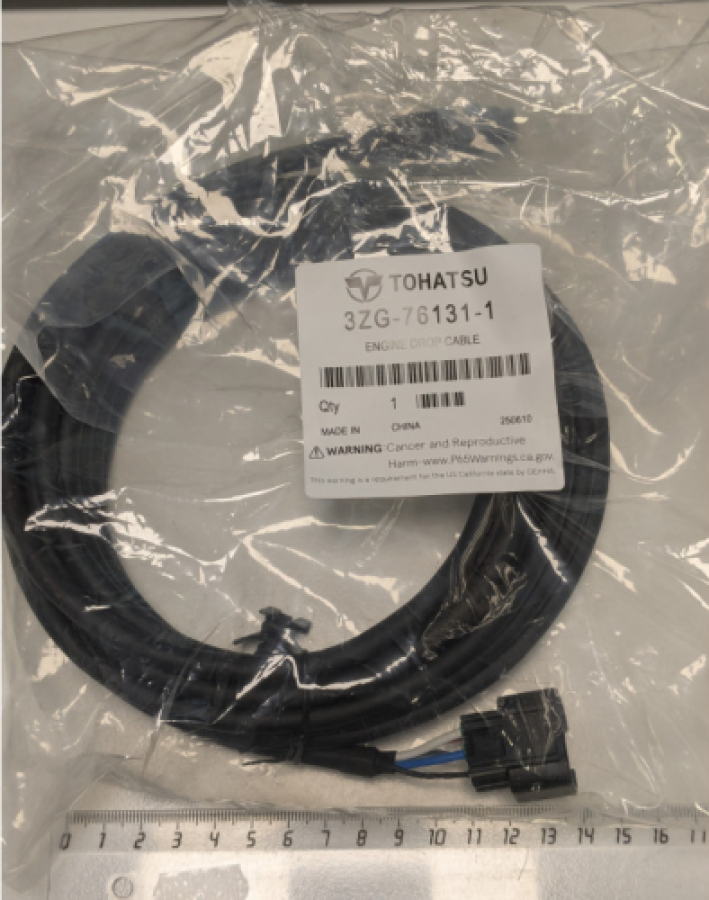 Data cable Tohatsu NMEA2000 06653-ZZ3-760HE, 3ZG-76131-1