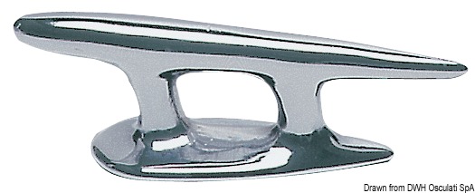 Old style cleat chromed brass 100 mm