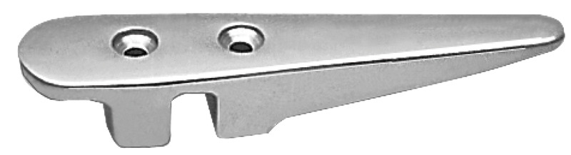 Cleat w/clam anodized aluminium 125 mm