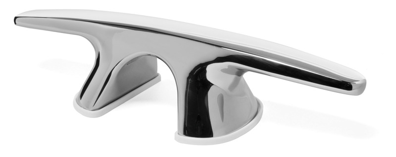 Bull Dog cleat mirror-polished AISI316 255 mm