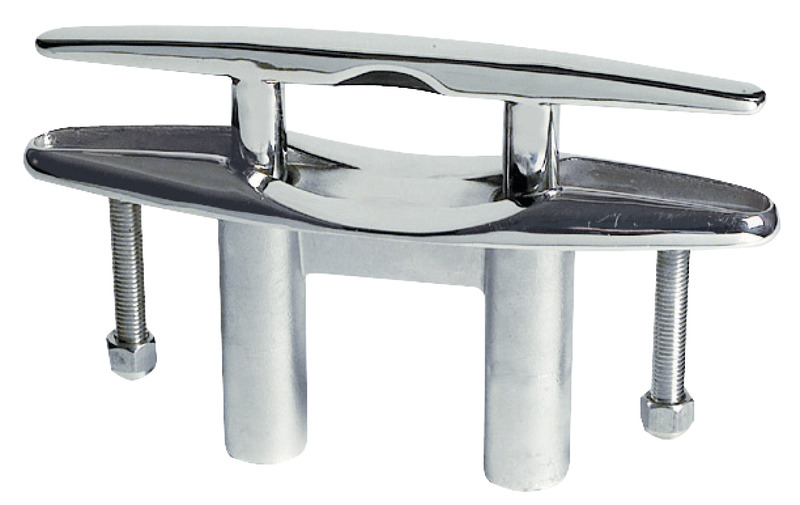 Push-up cleat mirror-polished AISI316 217/203 mm