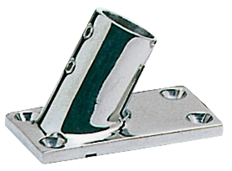 Pulpit socket AISI316 rectangular 60° 22 mm