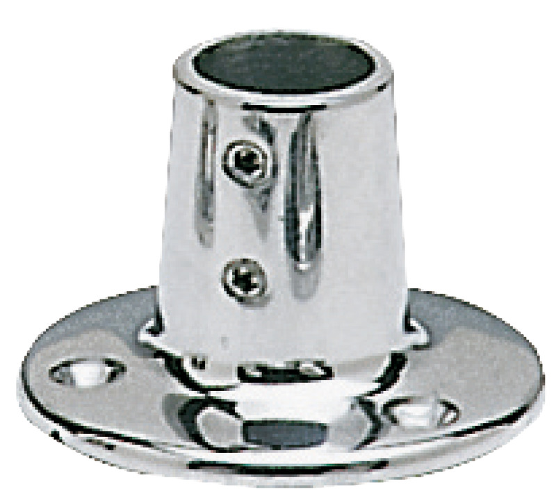 Pulpit socket round AISI316 90° 25 mm