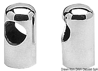 SS terminal handrail 22 mm
