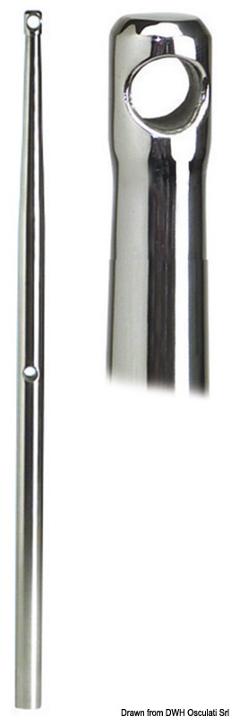 Stanchion for female base AISI316 610 mm