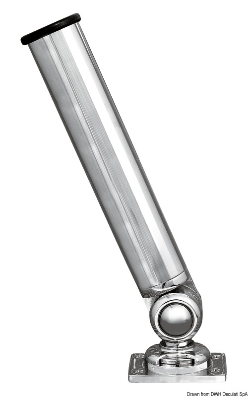 Click removable rod holder