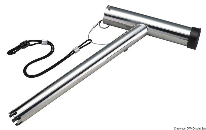 Raised swivelling rod holder 38 mm