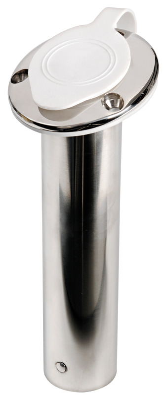 Rod holder 75° AISI 316 w/white cap