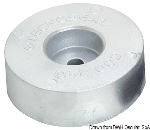 Aluminium stern anode 125x38 mm