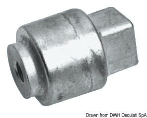 Anode cylinder for Yamaha 80/100 HP