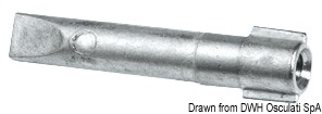 Anode cylinder for Yamaha 40/200 HP