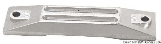 Zinc plate anode for 35/50 HP
