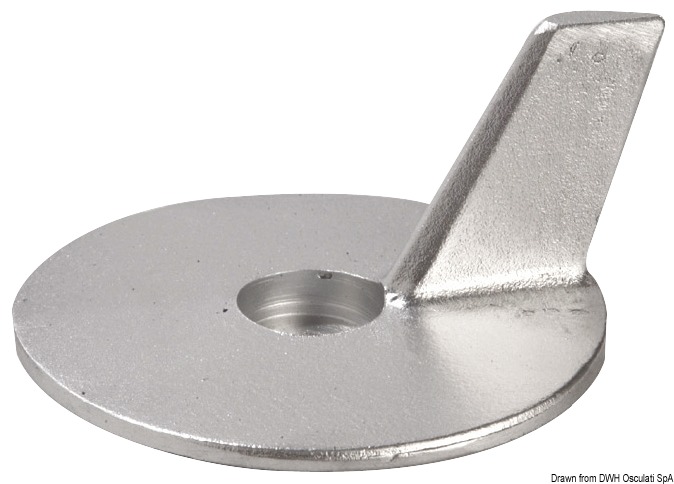 Aluminium fin anode Honda 25/50 HP