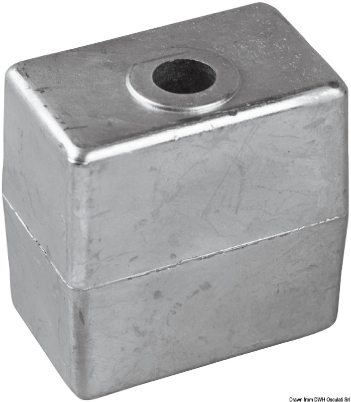 Aluminium leg anode 50/200 HP Ø 8