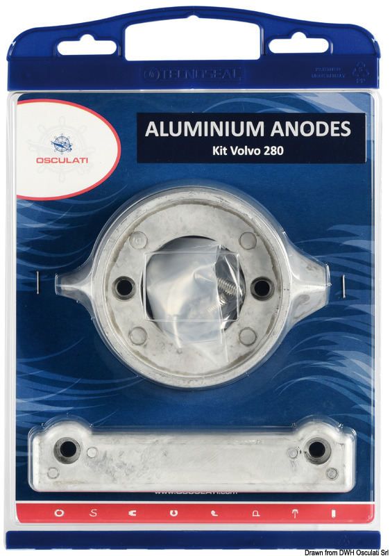 Anode kit for Volvo engines 280 magnesium