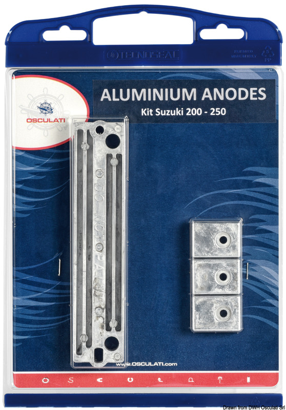 Anode kit Suzuki 200/250 HP zinc