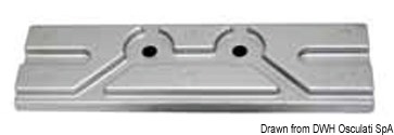 Aluminium plate anode for Mercury/Mariner 150 HP