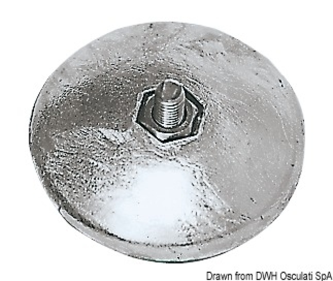 Zinc Anode Rose Ø70mm (380g total 2 pcs.)
