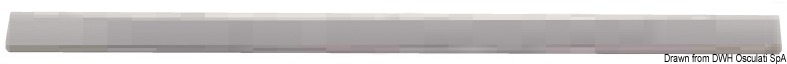 Magnesium anode Aliscafi series 900x50x12mm 0.85kg