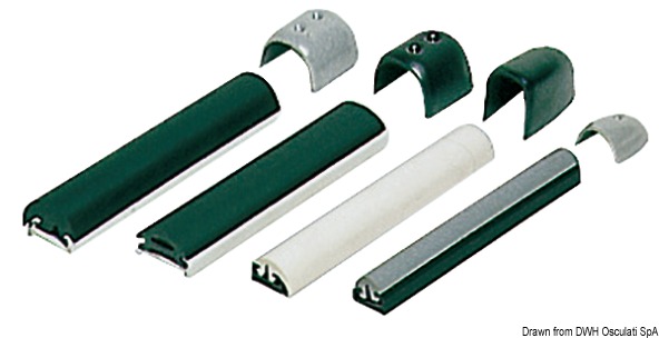 White joint cover 30 x 30 mm