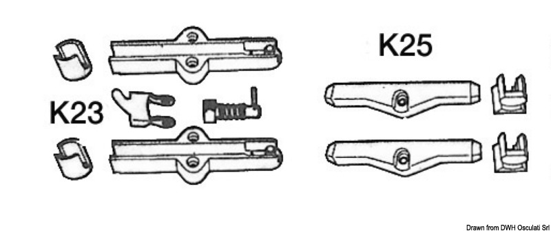 K25 kit for C2/C7/C8 cable connection