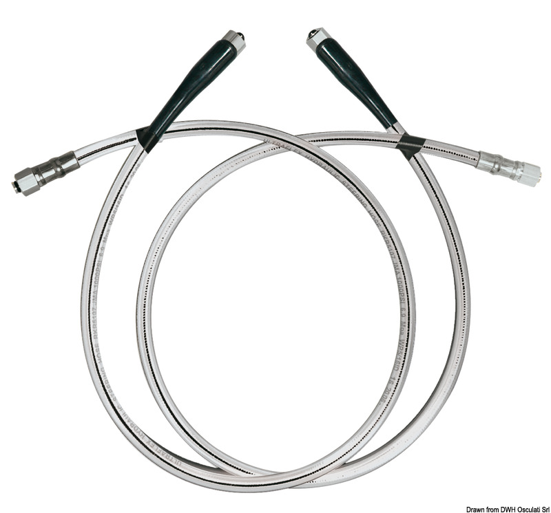 Pair of SILVER STEER high-pressure hoses 7 m