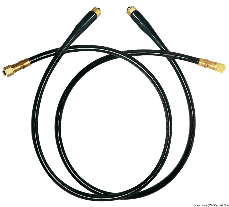 Kit w/2 reinforced hoses 70 cm