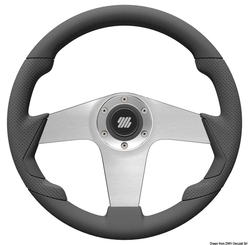 ULTRAFLEX Pianosa wheel black 350mm chrom. spokes